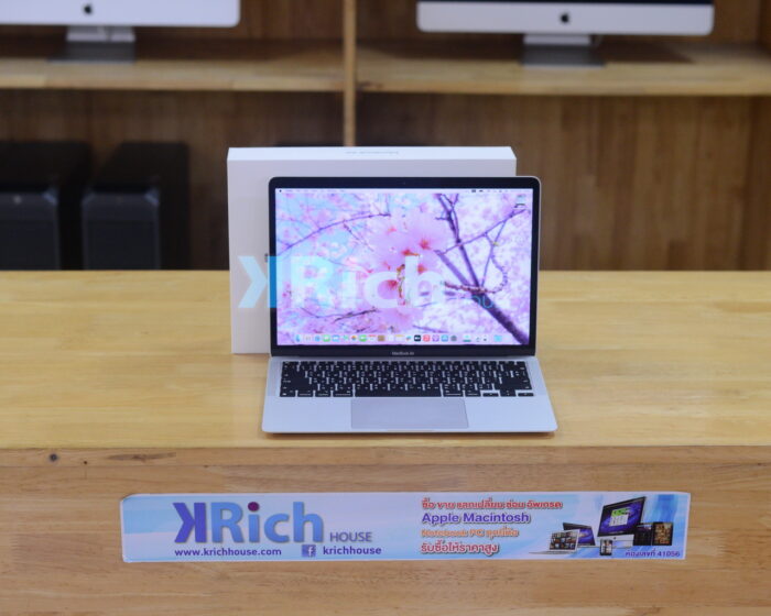 MacBook Air 13-inch 2020 Apple M1 8-Core GPU 7-Core RAM 8GB SSD 256GB ( Silver ) Full Box Apple Warranty 06-07-2025