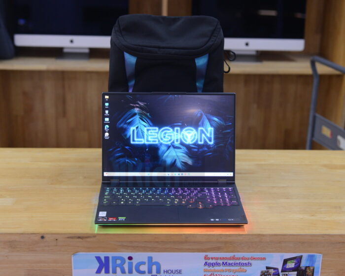 LENOVO LEGION 7 16ACHG6-82N600FBTA (STROM GREY)/Ryzen 9 5900HX/GeForce RTX 3080 /Ram32GB/SSD1TB+1TB/Lenovo warranty 12-05-2024 On-site/กระเป๋า