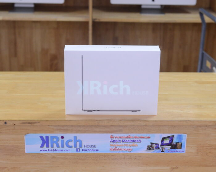 New in Box MacBook Air Liquid Retina 13-inch 2024 Apple M3 8-Core GPU 8-Core RAM 8GB SSD 256GB ( Space Grey ) Apple Warranty 18-07-2025