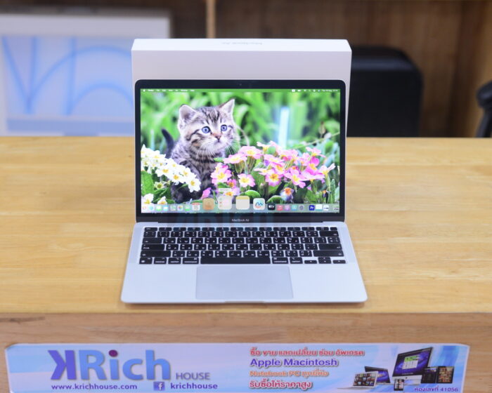 MacBook Air 13-inch 2020 Apple M1 8-Core GPU 7-Core RAM 8GB SSD 256GB ( Sliver ) Full Box