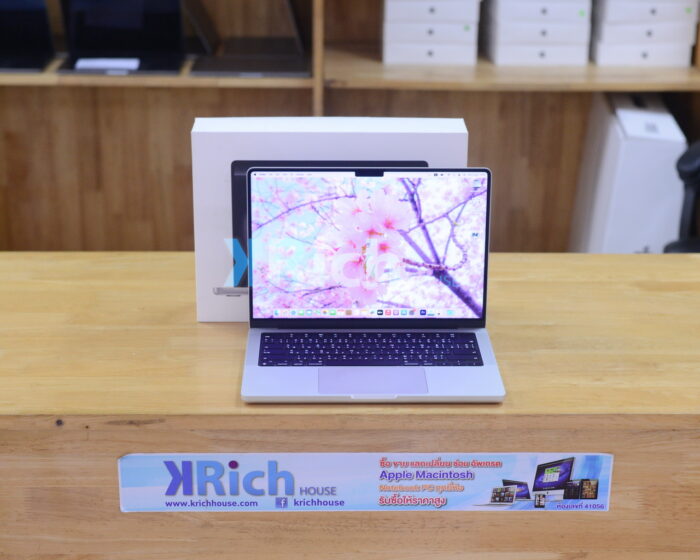 MacBook Pro Liquid Retina XDR 14-inch 2023 Apple M3 Pro CPU 11-Core GPU 14-Core RAM 18GB SSD 512GB ( Silver ) Full Box Apple Warranty 14-02-2025