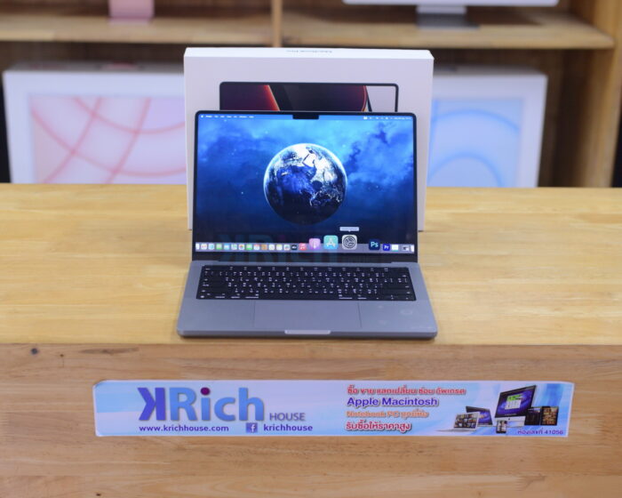 MacBook Pro Liquid Retina XDR 14-inch 2021 Apple M1 Pro CPU 10-Core GPU 16-Core RAM 16GB SSD 1TB ( Space Grey )/Full Box