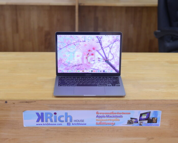 MacBook Pro 13-inch 2020 ( CTO ) Apple M1 8-Core 8-GPU RAM 16GB SSD 256GB ( Space Gray ) Apple Care+ Warranty 20-05-2025
