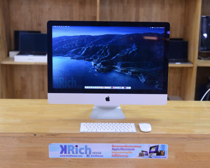 iMac 27-inch Retina 5K 2019. 6-Core i5 3.0GHz. RAM 8GB. Fusion Drive 1.03TB. Radeon Pro 570X