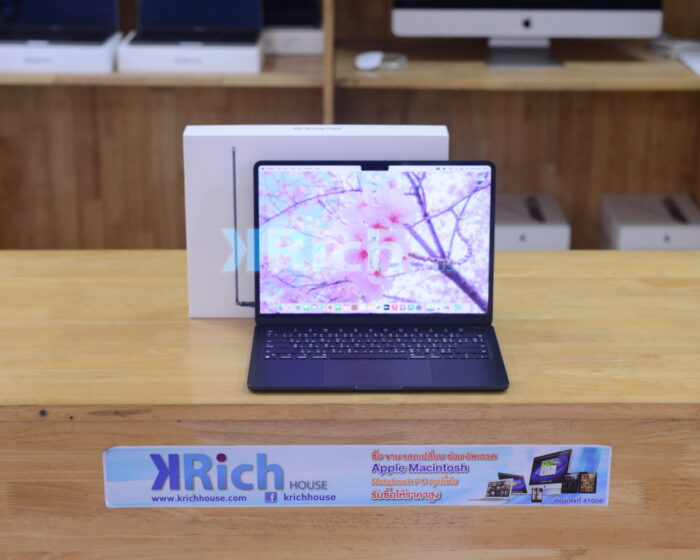 MacBook Air Liquid Retina 13-inch 2022 ( CTO ) Apple M2 8-Core GPU 10-Core RAM 16GB SSD 1TB ( Midnight ) Full Box Apple Care+ Warranty 14-03-2026