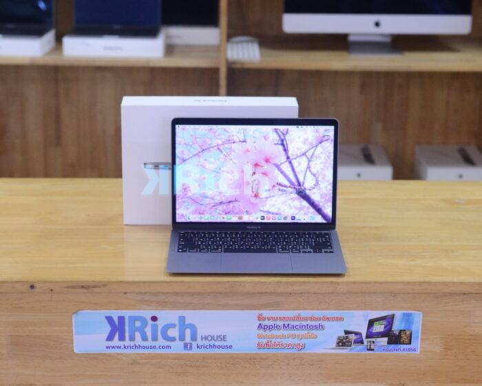 MacBook Air 13-inch 2020 Apple M1 8-Core GPU 7-Core RAM 8GB SSD 256GB ( Space Gray ) Full Box Apple Warranty 17-03-2025