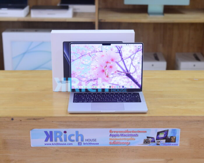 MacBook Pro Liquid Retina XDR 14-inch 2023 Apple M2 Pro CPU 12-Core GPU 19-Core RAM 16GB SSD 1TB ( Silver) Full Box Apple Warranty 10-10-2025