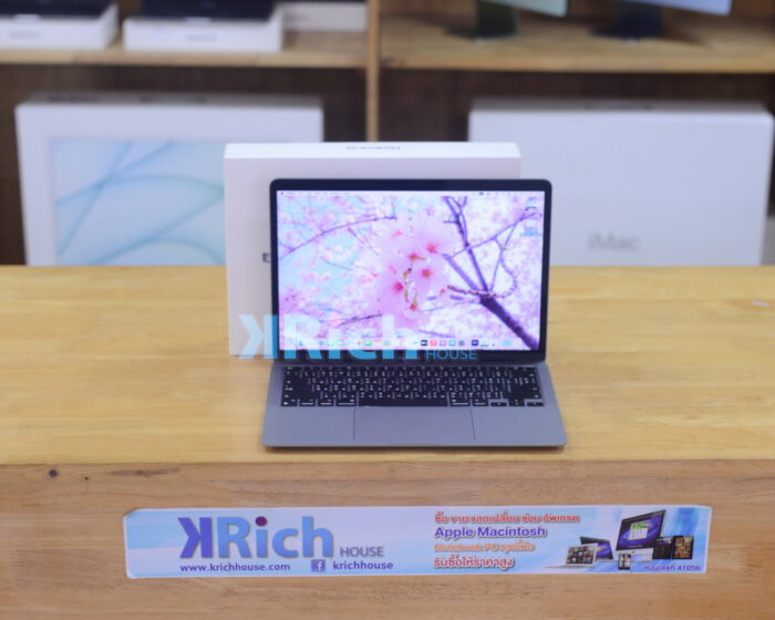 MacBook Air 13-inch 2020 ( CTO ) Apple M1 8-Core GPU 7-Core RAM 16GB SSD 256GB ( Space Gray ) Full Box AppleCare+ Warranty 20-03-2025