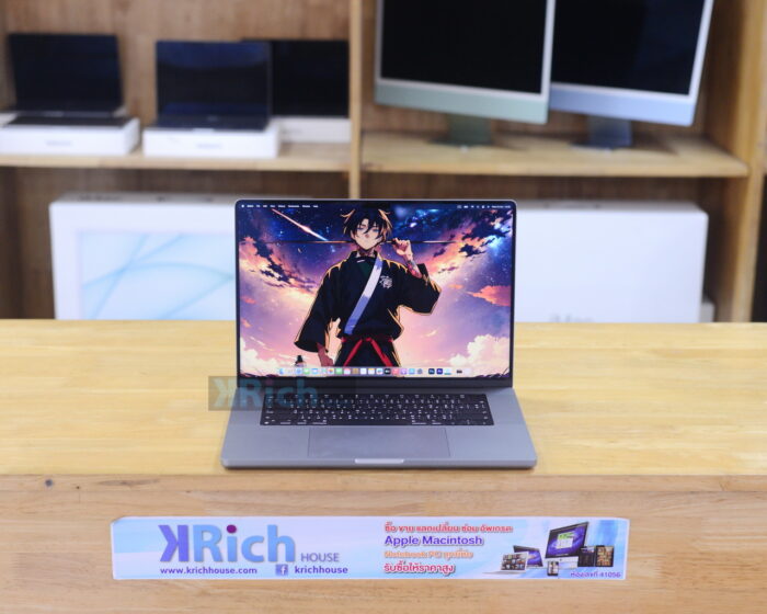 MacBook Pro Liquid Retina XDR 16-inch 2021 Apple M1 Pro CPU 10-Core GPU 16-Core RAM 16GB SSD 512GB ( Space Grey ) No Box