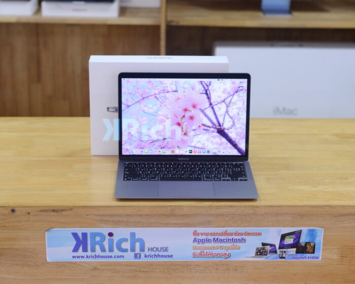 MacBook Air 13-inch 2020 Apple M1 8-Core GPU 7-Core RAM 8GB SSD 256GB ( Space Gray ) Full Box