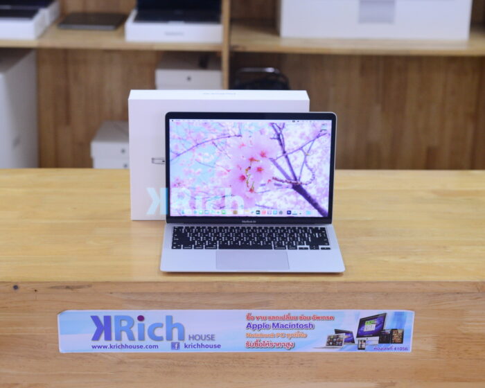 MacBook Air 13-inch 2020 Apple M1 8-Core GPU 7-Core RAM 8GB SSD 256GB ( Silver ) Full Box Apple Warranty 15-10-2025
