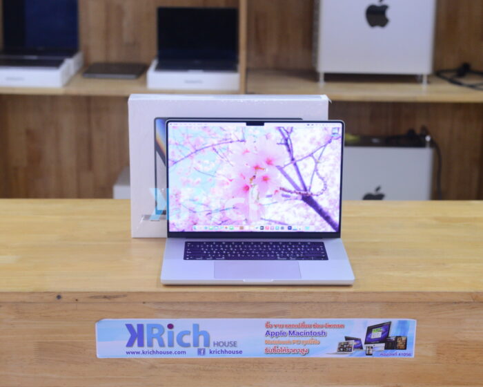 MacBook Pro Liquid Retina XDR 16-inch 2021 Apple M1 Pro CPU 10-Core GPU 16-Core RAM 16GB SSD 512GB ( Silver ) Full Box