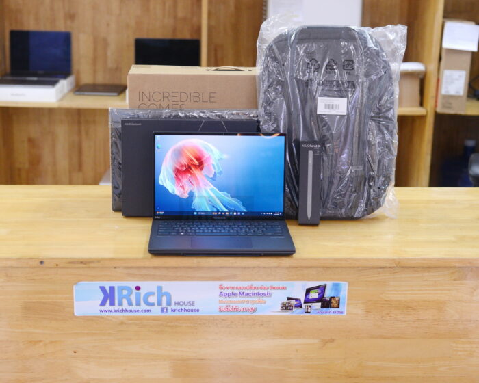 Asus Zenbook DUO 14 OLED UX8406MA-PZ937WS (Inkwell Gray)/Ultra9 185H 2.5GHZ/RAM32GB/SSD1TB/Wrt.22-10-27 On site/Box+กระเป๋า