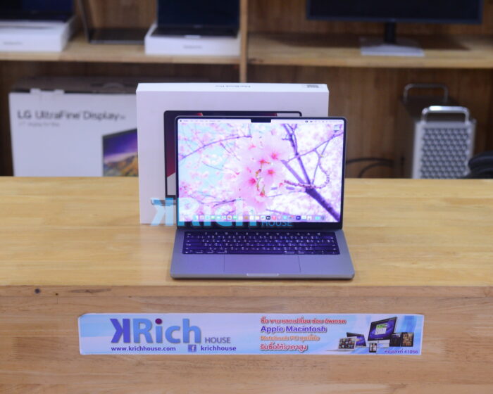 MacBook Pro Liquid Retina XDR 14-inch 2021 Apple M1 Pro CPU 8-Core GPU 14-Core RAM 16GB SSD 512GB ( Space Grey ) Full Box