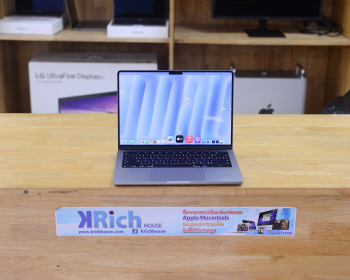 MacBook Pro Liquid Retina XDR 14-inch 2021 (CTO) Apple M1 Max CPU 10-Core GPU 32-Core RAM 32GB SSD 1TB ( Space Grey )