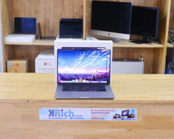 MacBook Pro Liquid Retina XDR 16-inch 2021 ( CTO ) Apple M1 Max CPU 10-Core GPU 32-Core RAM 32GB SSD 2TB ( Space Gray ) Full Box Apple Care+ Warranty 22-03-2025