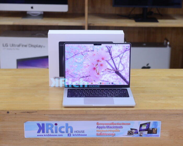 MacBook Pro Liquid Retina XDR 14-inch 2023 Apple M3 CPU 8-Core GPU 10-Core RAM 16GB SSD 1TB ( Silver ) Full Box Apple Warranty 02-07-2025