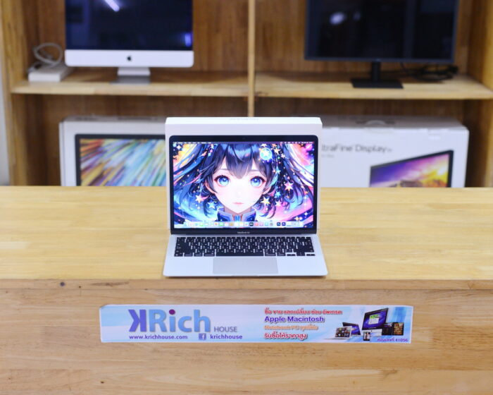 MacBook Air 13-inch 2020 Apple M1 8-Core GPU 7-Core RAM 8GB SSD 256GB ( Sliver ) Full Box Apple Care Plus Warranty 02-06-2025