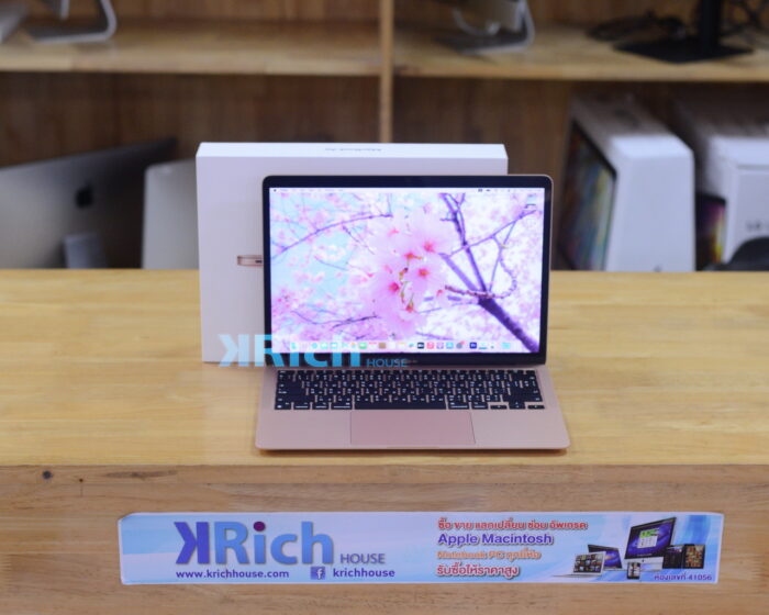 MacBook Air 13-inch 2020 Apple M1 8-Core GPU 7-Core RAM 8GB SSD 256GB ( Gold ) Full Box