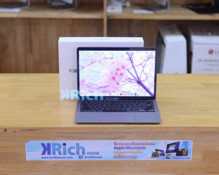 MacBook Air 13-inch 2020 Apple M1 8-Core GPU 7-Core RAM 8GB SSD 256GB ( Space Gray ) Full Box Apple Warranty 08-10-2025