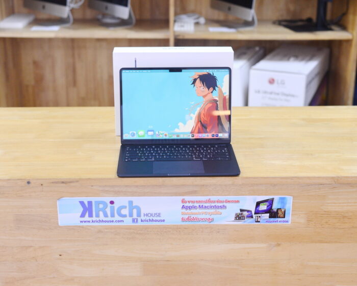 MacBook Air Liquid Retina 13-inch 2024 CTO Apple M3 10-Core GPU 8-Core RAM 16GB SSD 256GB ( Midnight ) Apple Care Plus Warranty 19-06-2027