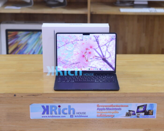 MacBook Air Liquid Retina 13-inch 2024 Apple M3 8-Core GPU 8-Core RAM 8GB SSD 256GB ( Midnight ) Apple Warranty 09-07-2025