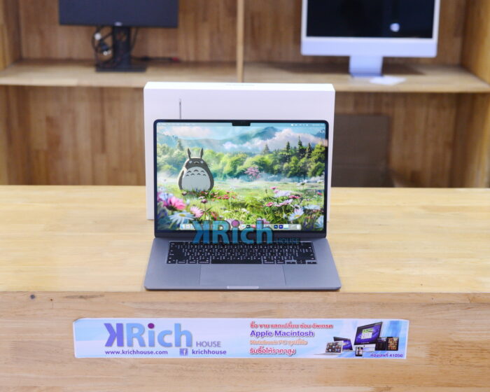 MacBook Air Liquid Retina 15-inch 2024 Apple M3 8-Core GPU 10-Core RAM 8GB SSD 256GB ( Space Gray ) Full Box Apple Warranty 15-02-2026