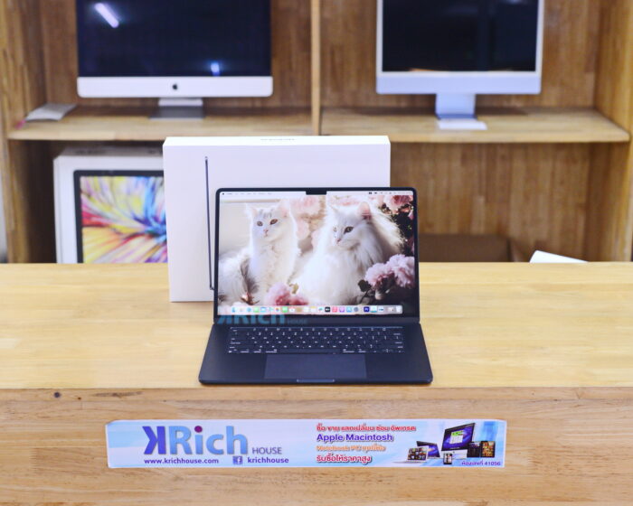 CTO MacBook Air Liquid Retina 15-inch 2024 Apple M3 8-Core GPU 10-Core RAM 16GB SSD 1 TB ( Midnight ) Full Box / US Keyboard * Apple Warranty 10-06-2025