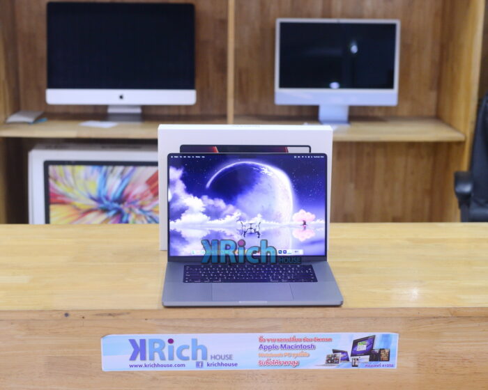 MacBook Pro Liquid Retina XDR 16-inch 2021 ( CTO ) Apple M1 Max CPU 10-Core GPU 32-Core RAM 32GB SSD 2TB ( Space Gray ) Full Box