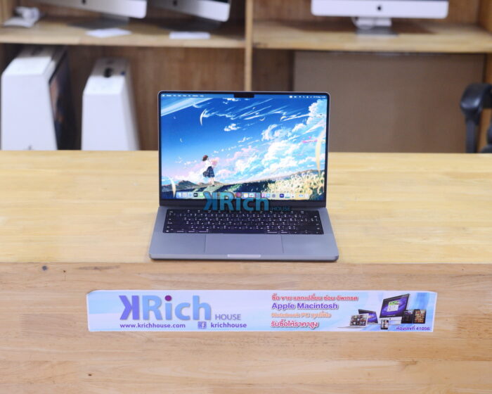MacBook Pro Liquid Retina XDR 14-inch 2021 (New Display )Apple M1 Pro CPU 10-Core GPU 16-Core RAM 16GB SSD 1TB  ( Space Grey )