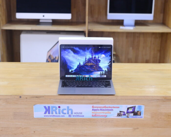 MacBook Air 13-inch 2020 Apple M1  8-Core GPU 7-Core RAM 8GB SSD 256GB ( Space Grey ) Full Box