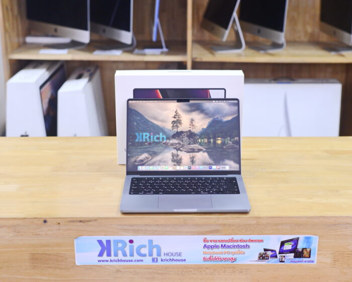 MacBook Pro Liquid Retina XDR 14-inch 2021 Apple M1 Pro CPU 8-Core GPU 14-Core RAM 16GB SSD 512GB ( Space Grey ) Full Box * JPN Keyboard