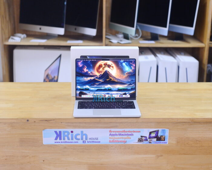 MacBook Pro Liquid Retina XDR 14-inch 2023 Apple M2 Pro CPU 10-Core GPU 16-Core RAM 16GB SSD 512GB ( Sliver) Full Box