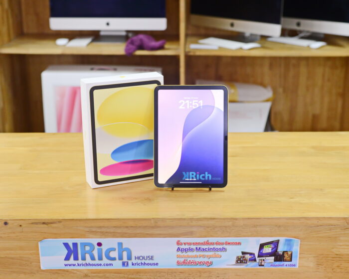 iPad Gen10 256GB Wi-Fi ( Yellow ) Full Box Apple Care + Warranty 20-06-2026