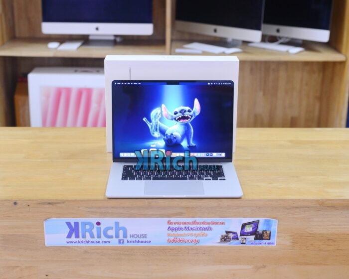 MacBook Air Liquid Retina 15-inch 2025 Apple M4 10-Core GPU 10-Core RAM 16GB SSD 256GB ( Sliver ) Full Box / Apple Warranty  07-04-2026