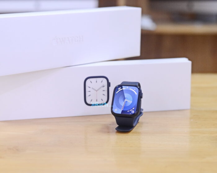 Apple Watch Series 7 GPS Aluminum 45mm. ( Midnight ) Midnight Sport Band Full Box