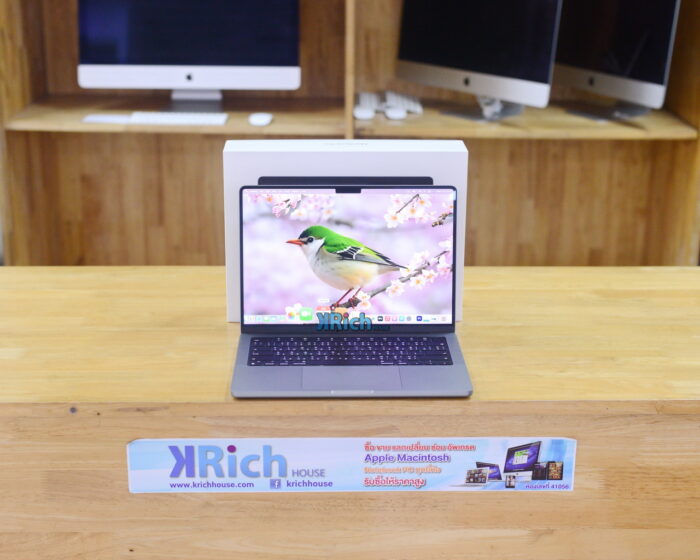 MacBook Pro Liquid Retina XDR 14-inch 2023 Apple M3 CPU 8-Core GPU 10-Core RAM 8GB SSD 512GB ( Space Gray ) Full Box Warranty Apple Care + 06-02-2028