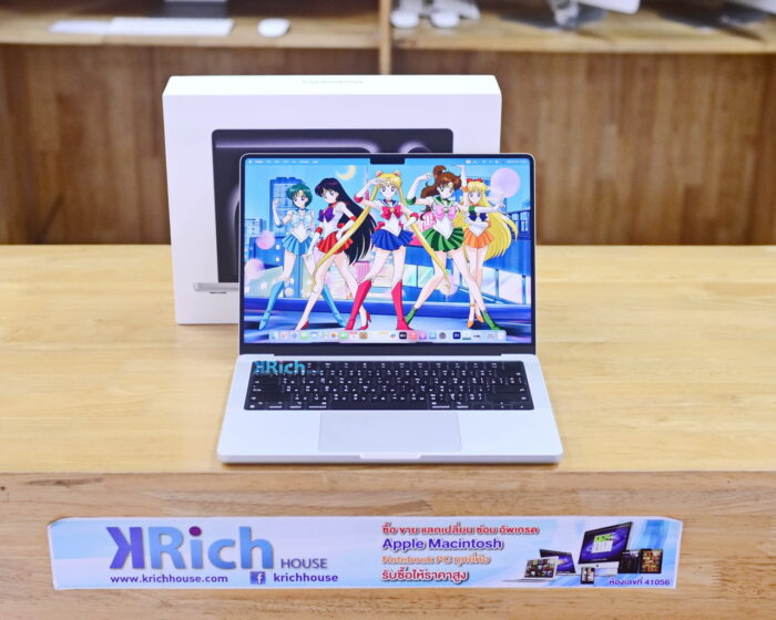 MacBook Pro Liquid Retina XDR 14-inch 2024 Apple M4 CPU 10-Core GPU 10-Core RAM 16GB SSD 512GB (Silver) Full Box Apple Warranty 16-03-2026