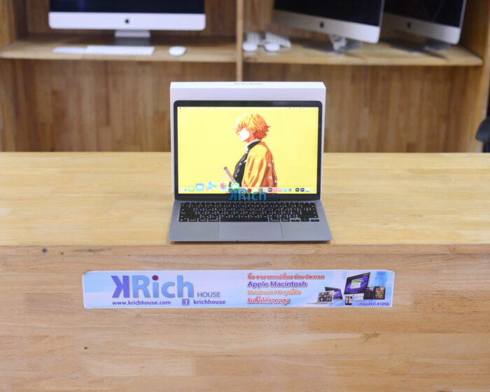 MacBook Air 13-inch 2020 Apple M1 8-Core GPU 7-Core RAM 8GB SSD 256GB ( Space Grey ) Full Box
