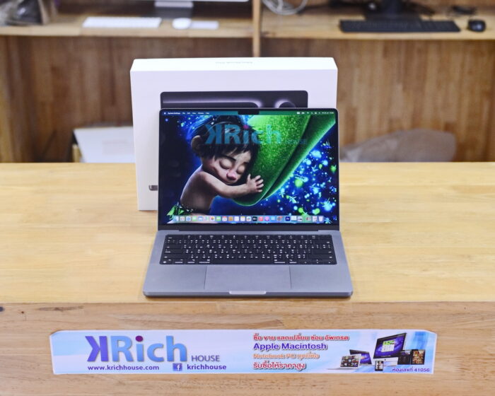 MacBook Pro Liquid Retina XDR 14-inch 2023 Apple M3 CPU 8-Core GPU 10-Core RAM 8GB SSD 1TB ( Space Gray ) Full Box