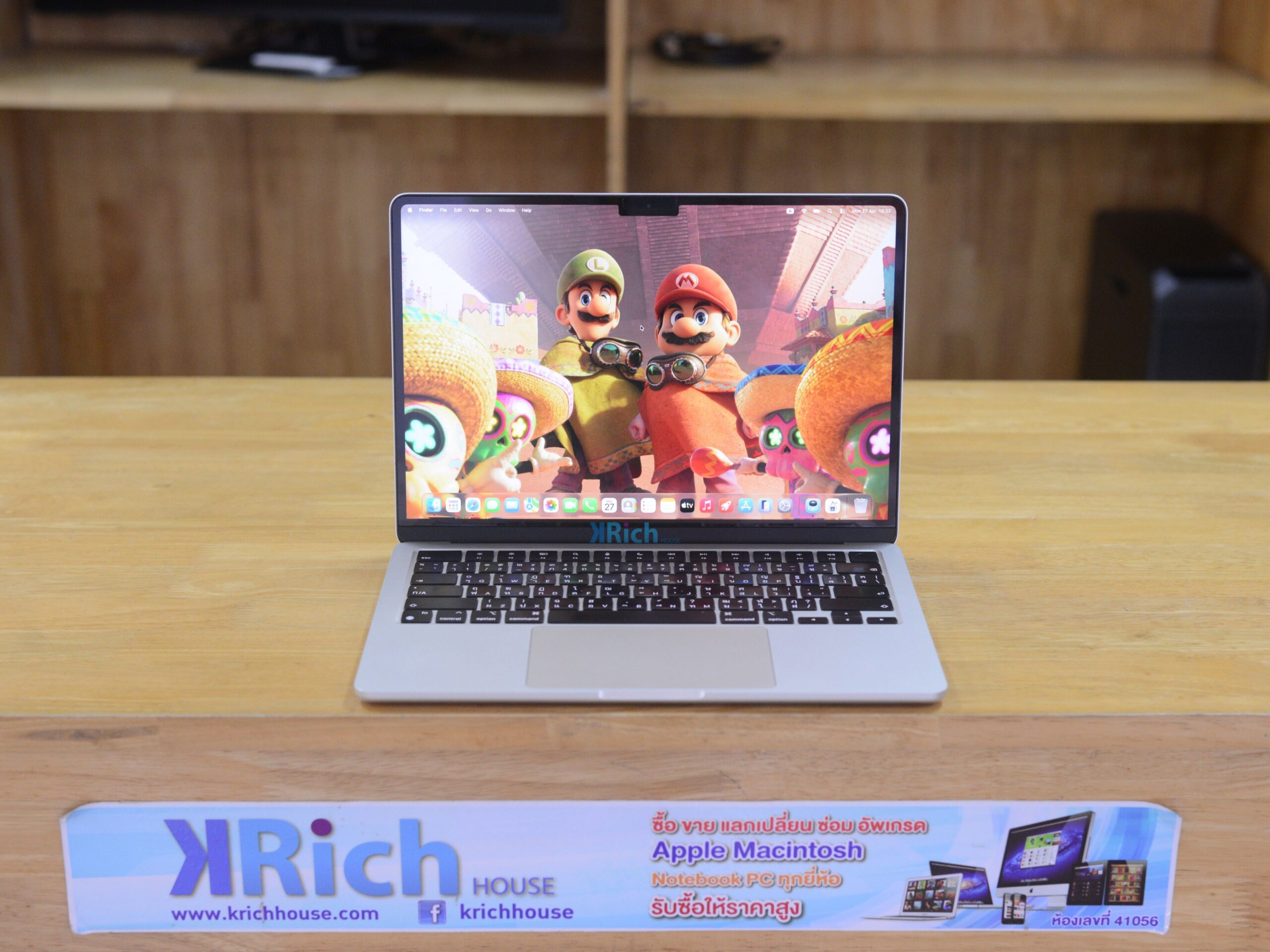 MacBook Air Liquid Retina 13-inch 2022 Apple M2 8-Core GPU 8-Core RAM 8GB SSD 512GB (Starlight) Full Box - Image 2