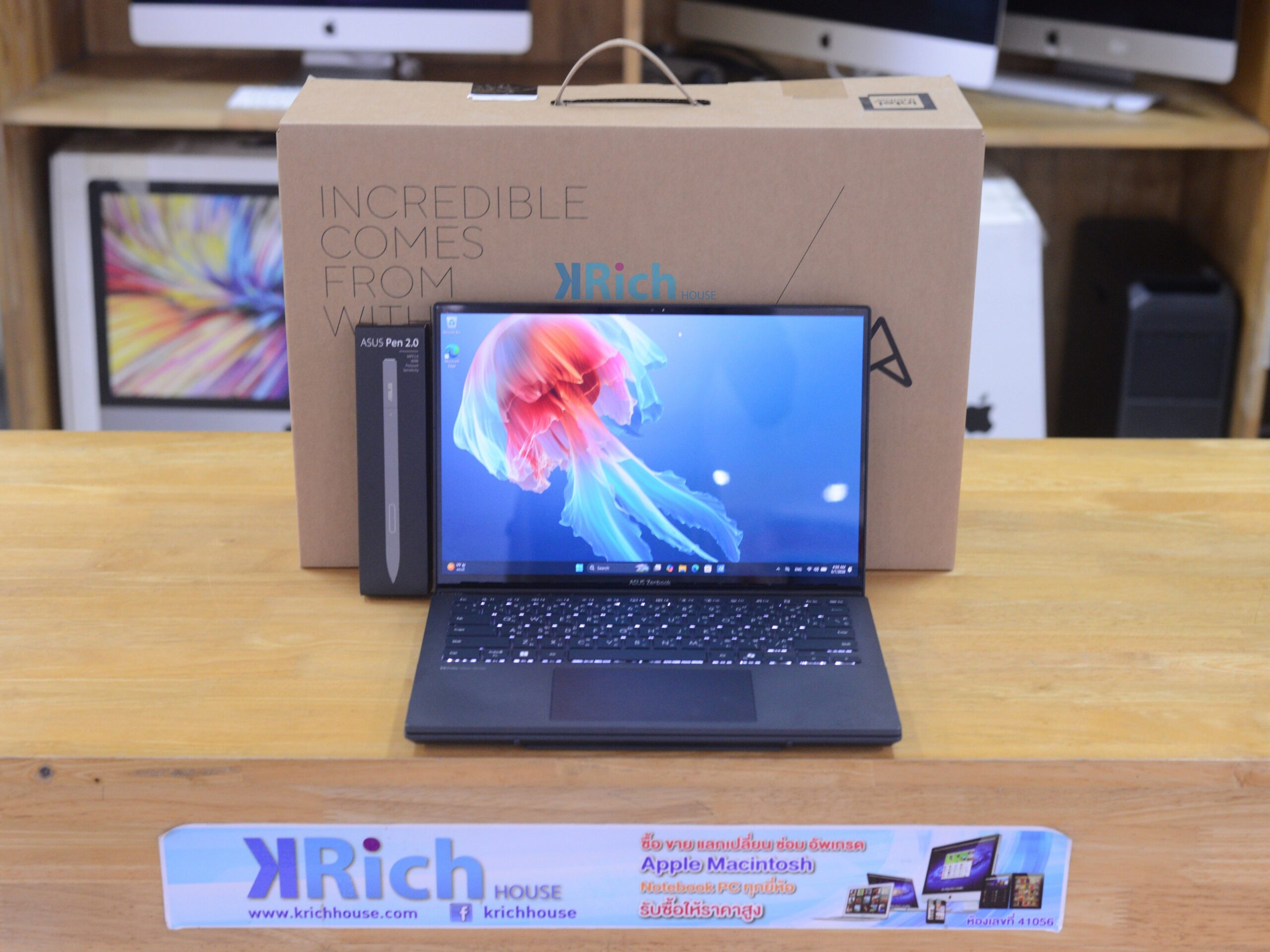 ASUS Zenbook DUO 14” OLED 3K (2880×1800) 120Hz UX8406 Intel Core Ultra 9 285H RAM 32GB SSD 1TB Box + Pen + Bag + Soft Case / Asus International Warranty 23-02-2028