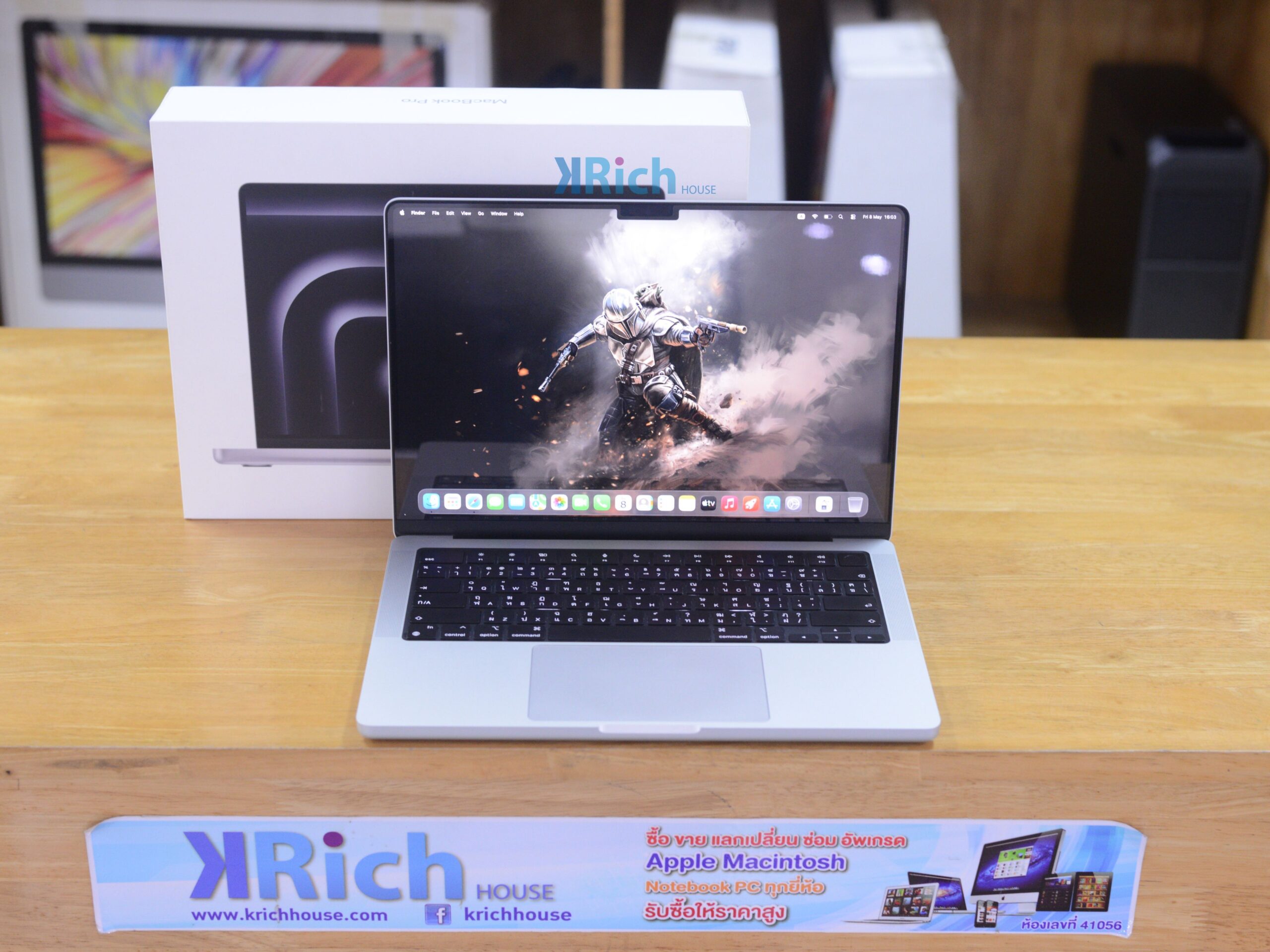 MacBook Pro Liquid Retina XDR 14-inch 2024 Apple M4 Pro CPU 12-Core GPU 16-Core RAM 24GB SSD 512GB ( Silver ) Fullbox APC+ 29-10-2028