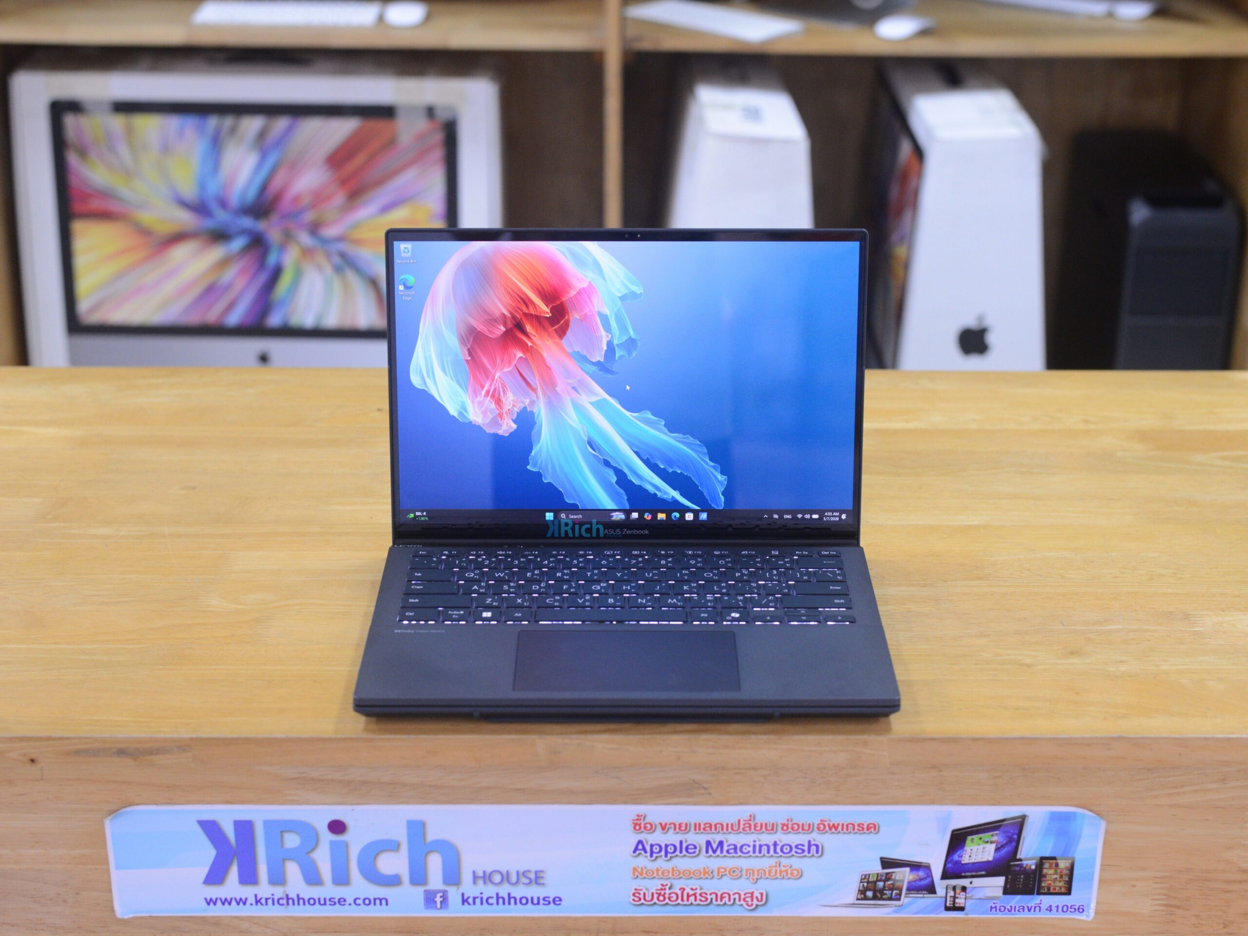 ASUS Zenbook DUO 14” OLED 3K (2880×1800) 120Hz UX8406 Intel Core Ultra 9 285H RAM 32GB SSD 1TB Box + Pen + Bag + Soft Case / Asus International Warranty 23-02-2028 - Image 2