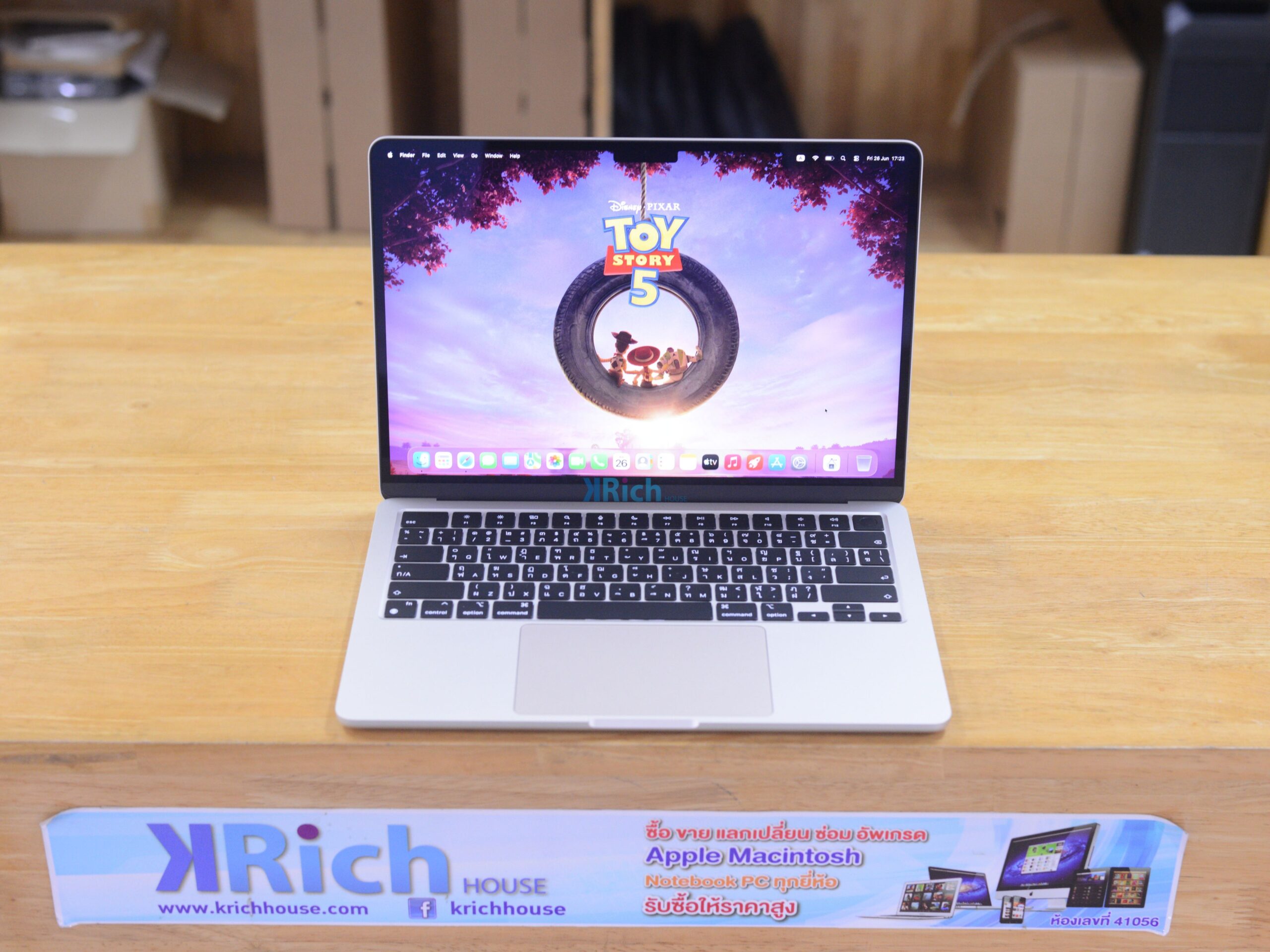 MacBook Air Liquid Retina 13-inch 2022 (CTO) Apple M2 8-Core GPU 8-Core RAM 16GB SSD 256GB (Starlight) Full Box Apple Warranty 1 YEAR - Image 2