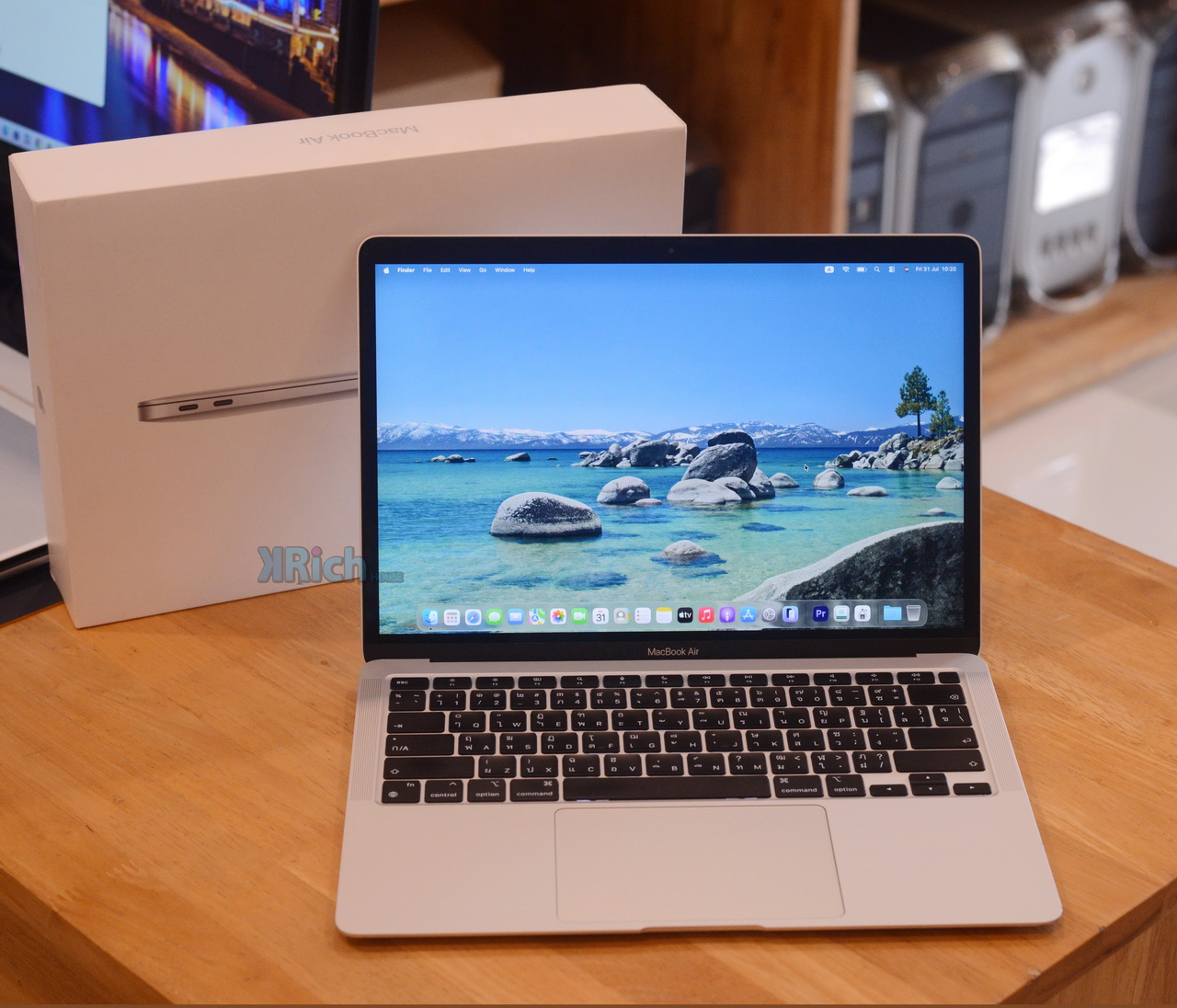 MacBook Air 13-inch 2020 Apple M1 8-CPU 7-GPU RAM 8GB SSD 256GB ( Silver ) Box