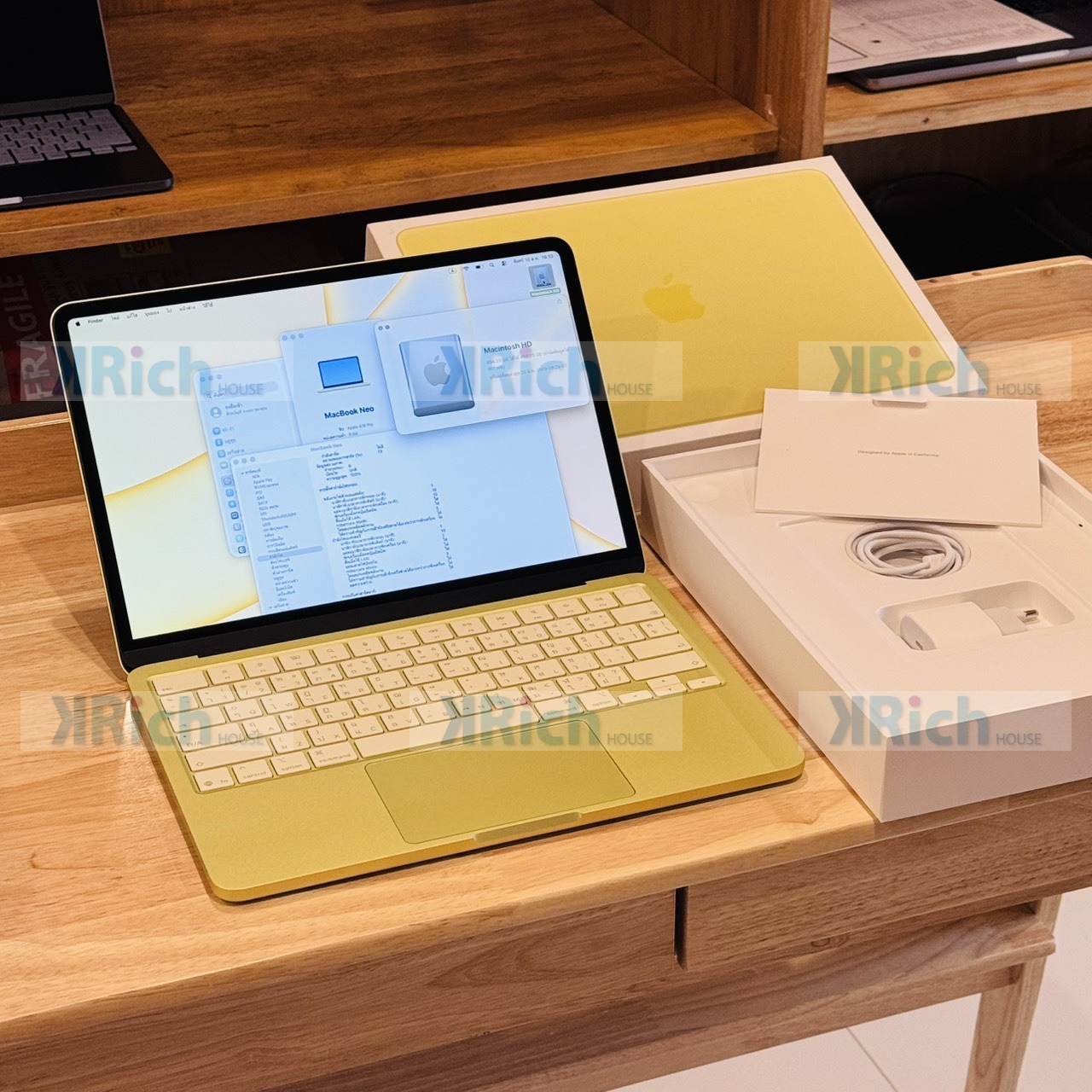 Apple MacBook Neo 13-inch 2026 A18 Pro 6-Core CPU 5-Core GPU 8GB 512GB SSD – Citrus, Used Like New, Apple Warranty until 17 June 2027