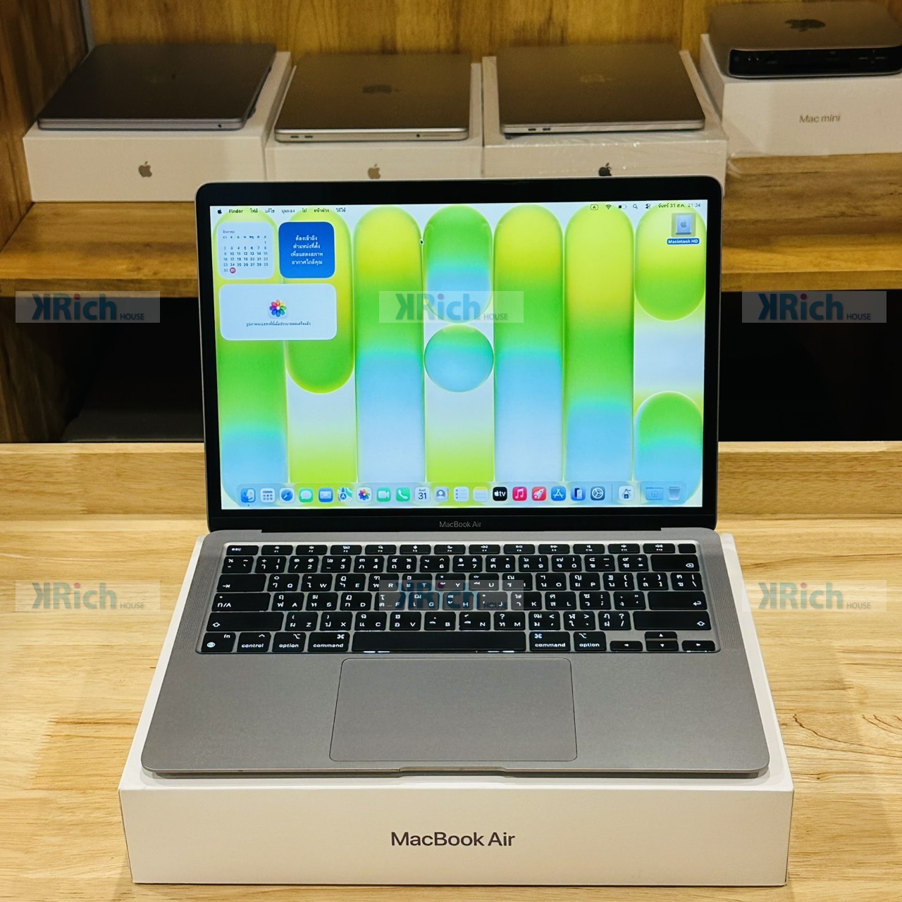 Apple MacBook Air (M1, 2020) MacBook Air (M1, 2020) Space Gray, M1 8-Core CPU 7-Core GPU, 16GB RAM, 256GB SSD, Used, 1-Month Store Warranty