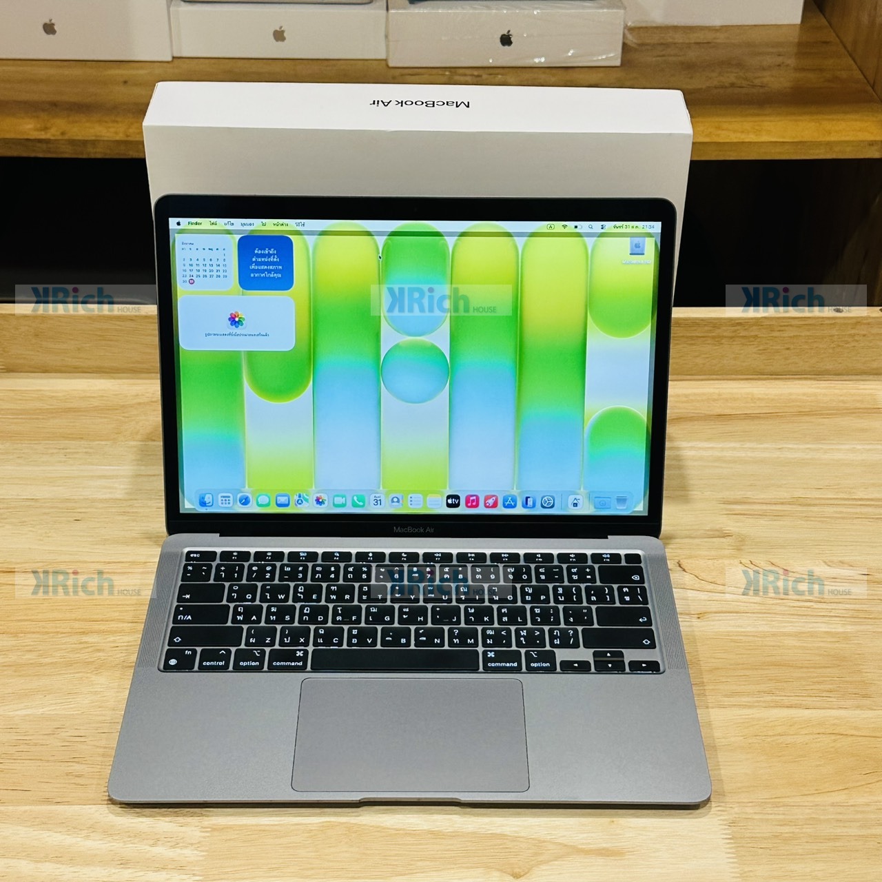 Apple MacBook Air (M1, 2020) MacBook Air (M1, 2020) Space Gray, M1 8-Core CPU 7-Core GPU, 16GB RAM, 256GB SSD, Used, 1-Month Store Warranty - Image 2