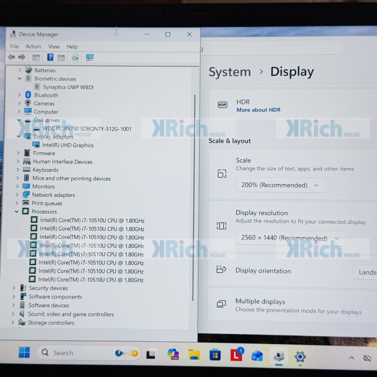 Lenovo ThinkPad X1 Carbon 7th Gen (2019) Intel Core i7-10510U 4-Core Intel UHD Graphics 16GB 512GB Used 1-Month Warranty - Image 5
